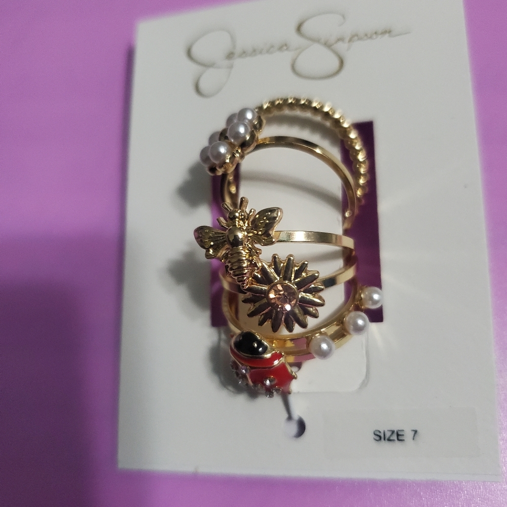 Jessica Simpson Spring  Ring Set 🌻 - Picture 7 of 11